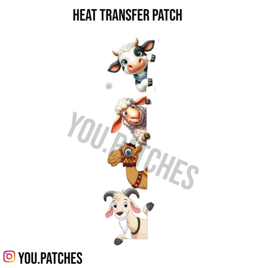 Heat Transfer Animal Patch