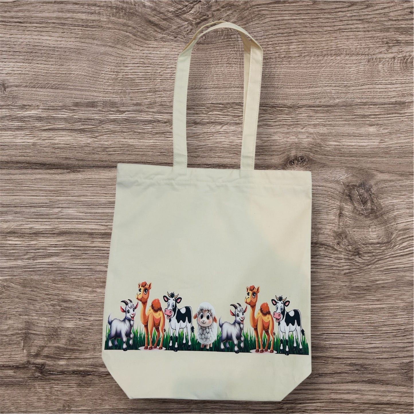 Canvas Eid Ul Adha Zipper Tote Bag