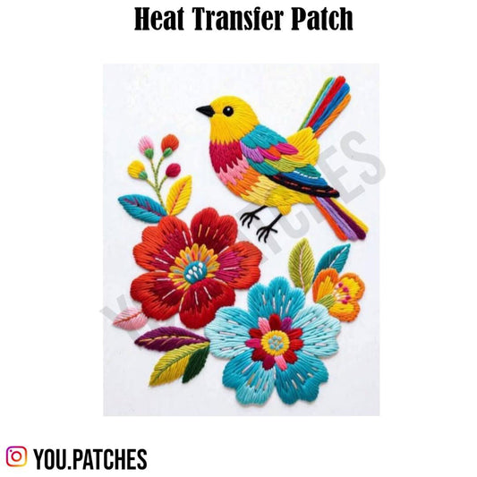 Heat Transfer Parrot Patch