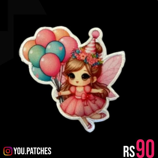 Embroided Iron On Fairy Patch