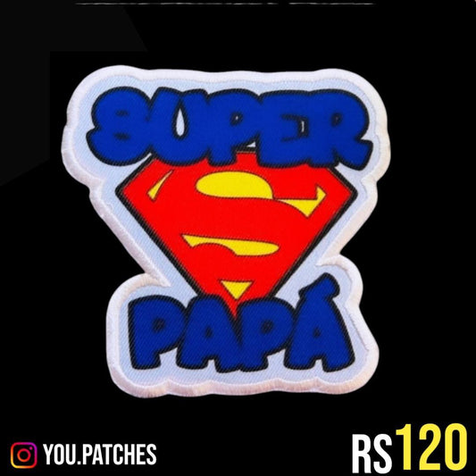 Heat Transfer Super Papa Patch