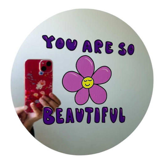 Wall Decor Mirror (Quotation)