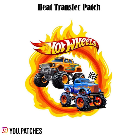 Heat Transfer Hot Wheels Patch