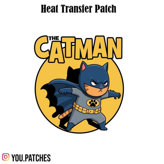 Heat Transfer Cat Man Patch
