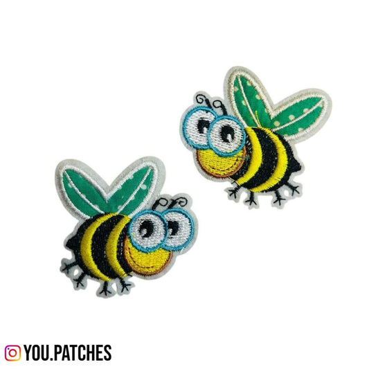 Embroided Honey Bee Patch (Pack of 2)