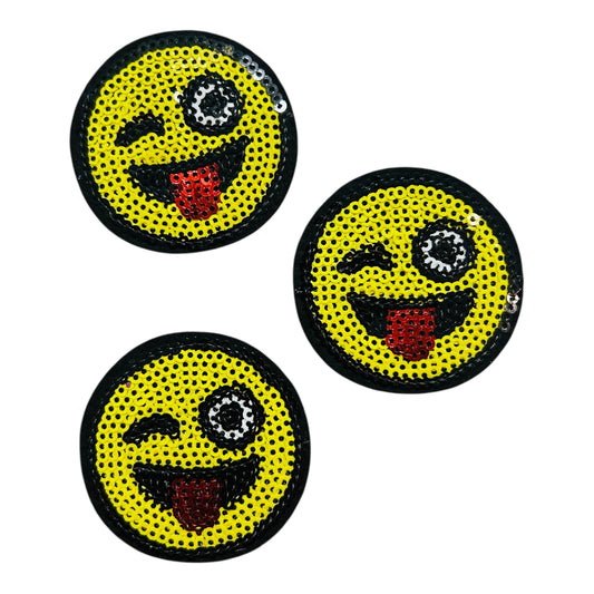 Iron On Emoji Patch (Pack of 3)