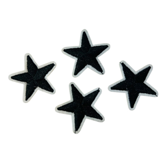 Iron On Embroided Stars (Pack of 10)
