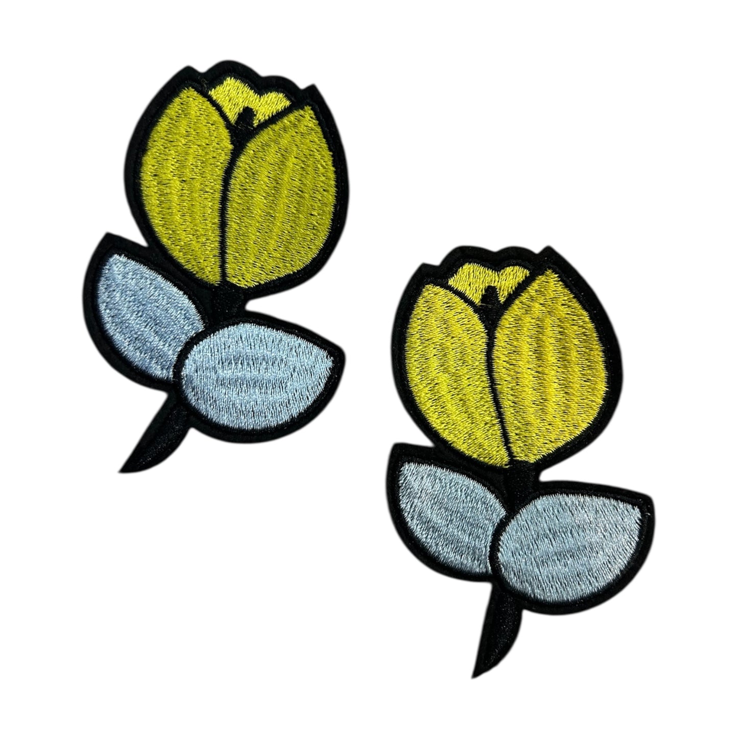 Embroided Tulip Patch (Pack of 2)