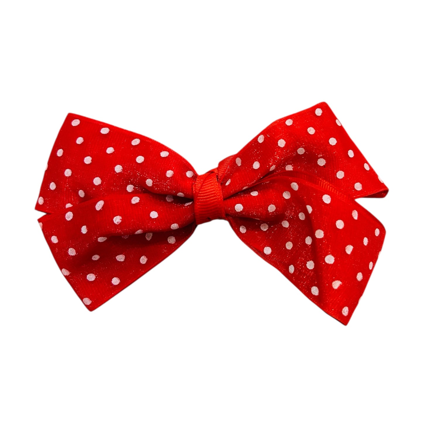 Red Polka Dot Bow