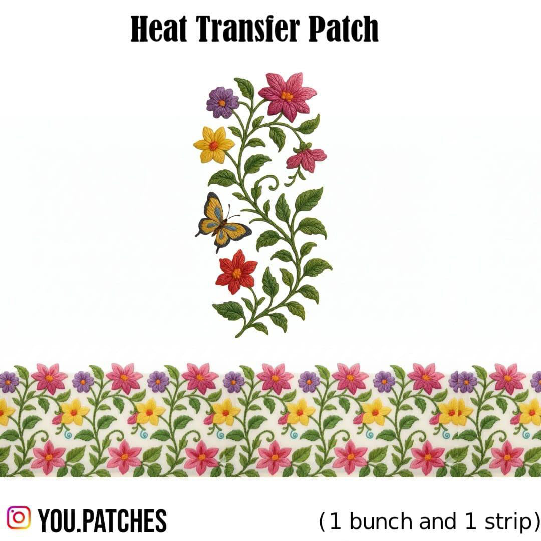Heat Transfer Flower Deal