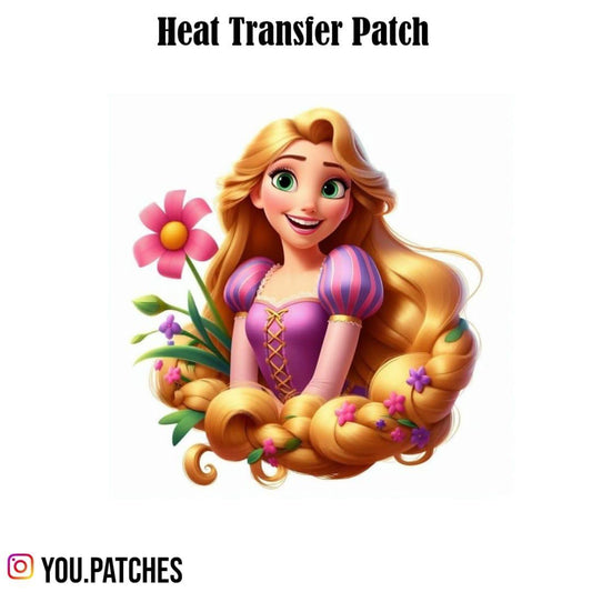 Heat Transfer Rapunzel Patch