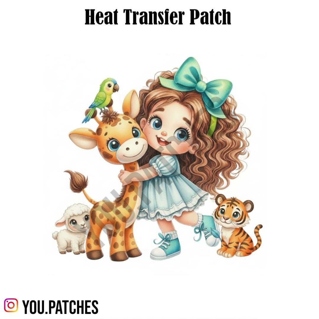 Heat Transfer Girl Patch
