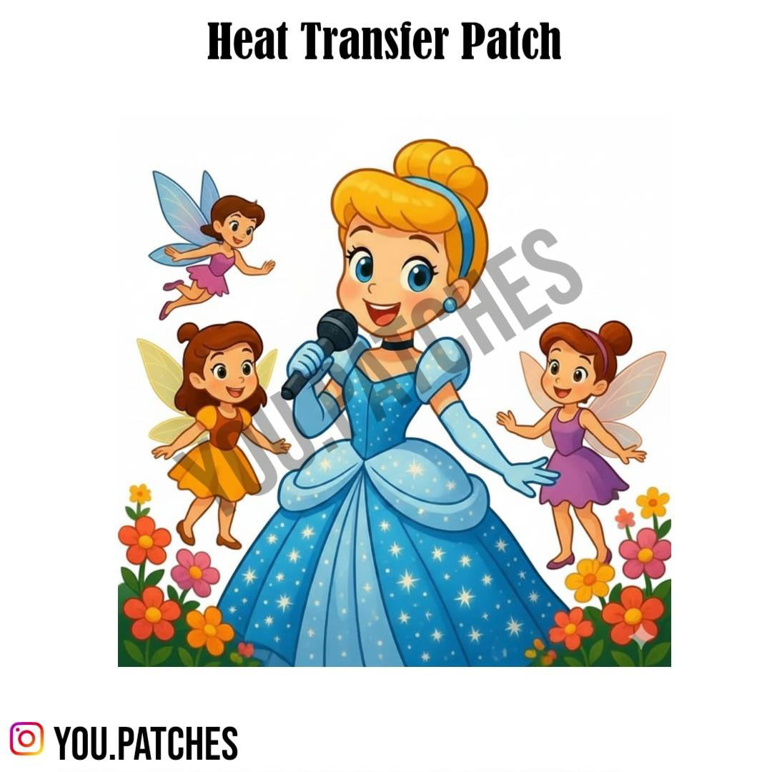 Heat Transfer Cinderalla Patch