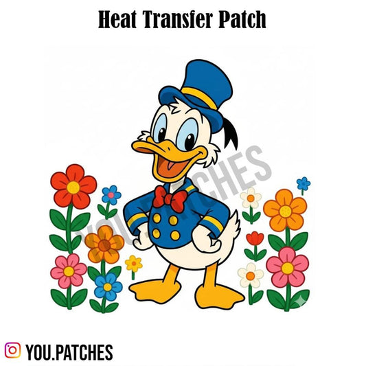 Heat Transfer Donald Duck Patch