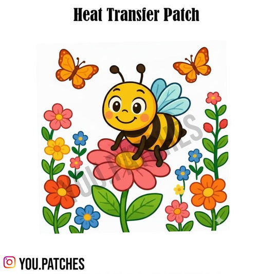 Heat Transfer Bee Patch