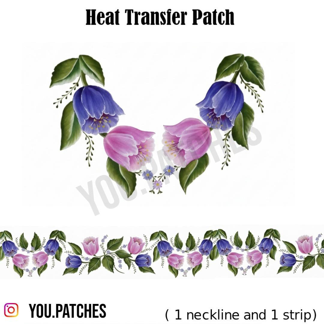 Heat Transfer Neckline Patch (Pack of 2)