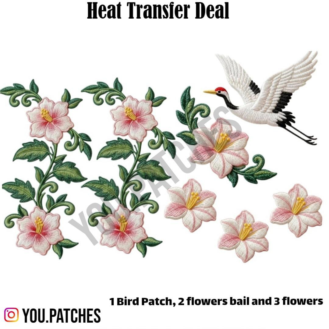 Heat Transfer Swan Deal (Pack of 6)