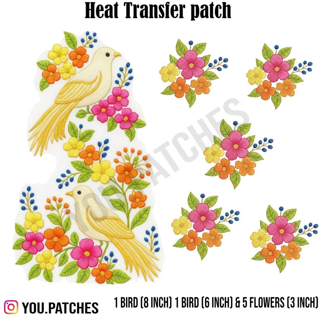 Heat Transfer Bird Deal (Pack of 8)