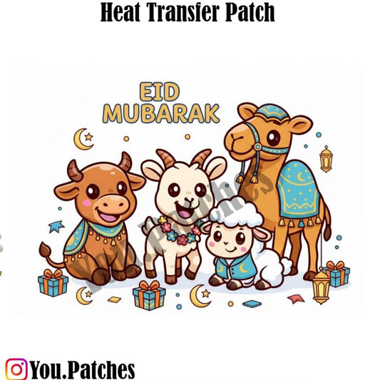 Heat Transfer Eid Mubarak Patch