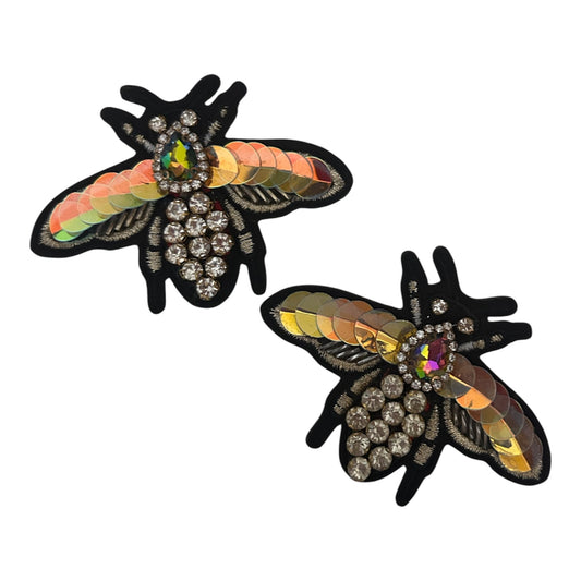 Holographic Bee Patch (Pack of 2)