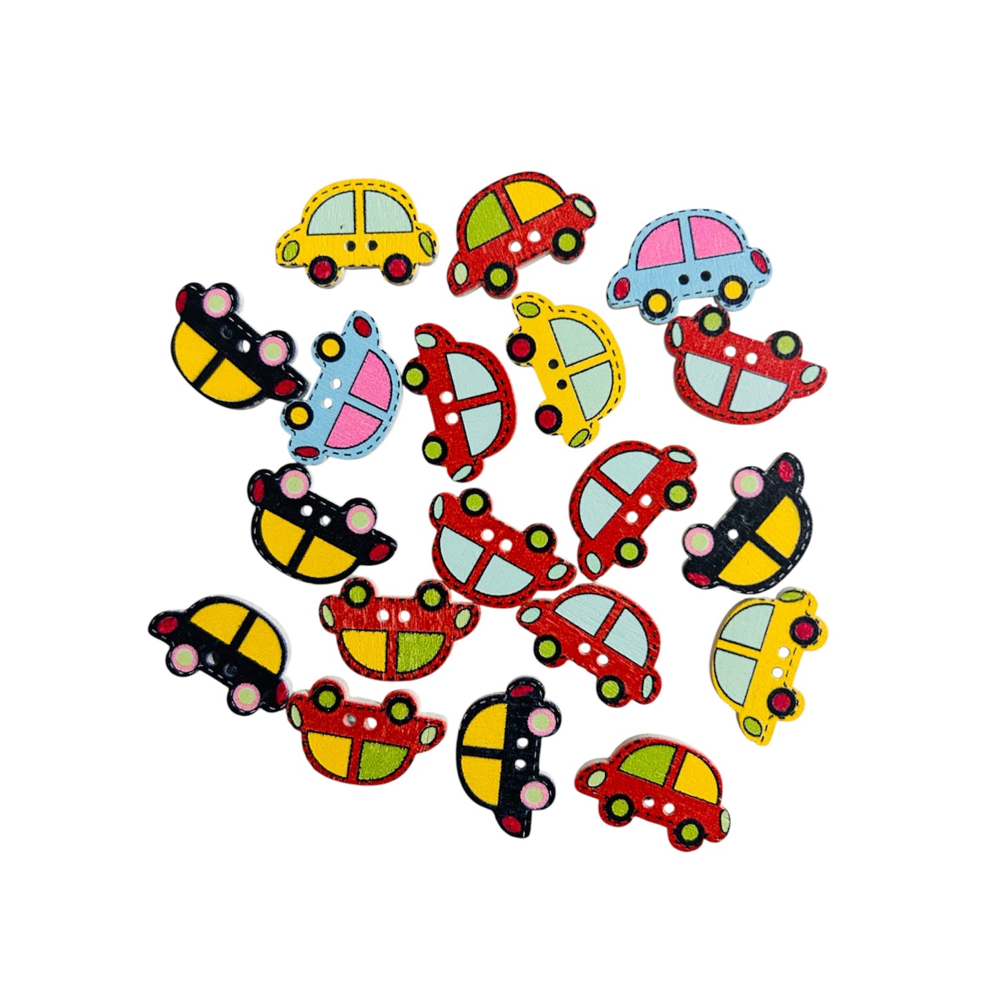 Wooden Car Buttons