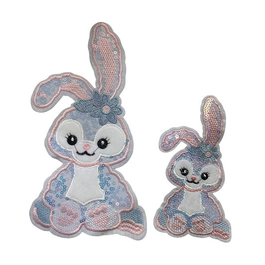 Embroided Bunny Patch (Pack of 2)