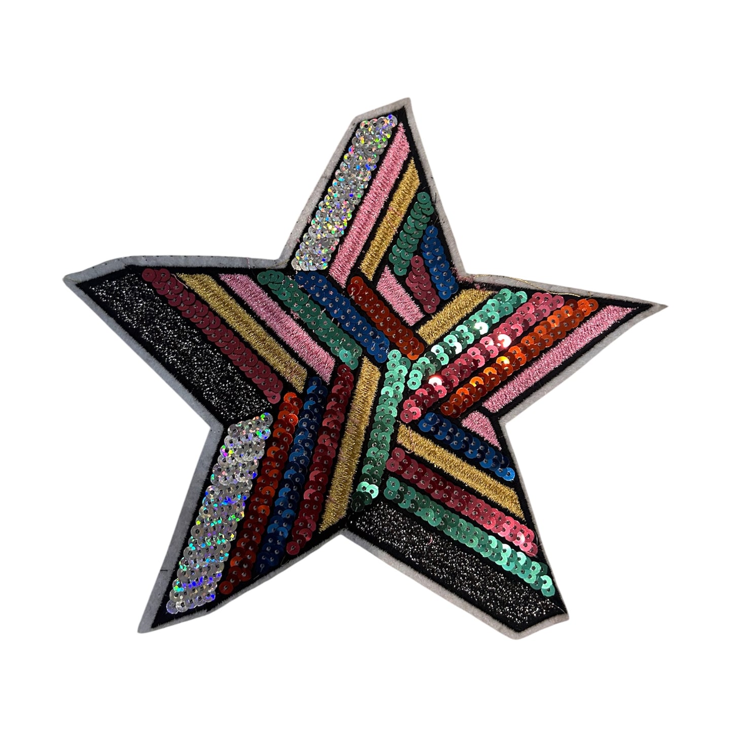 Sequenced Iron on Star Patch