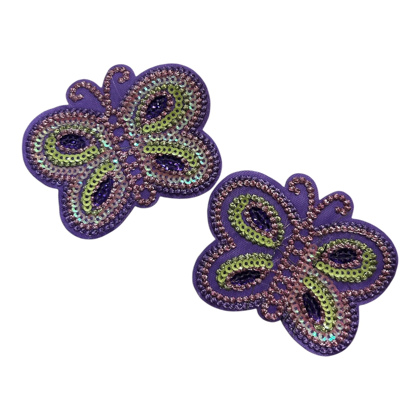 Sequenced Purple Butterflies (Pack of 2)