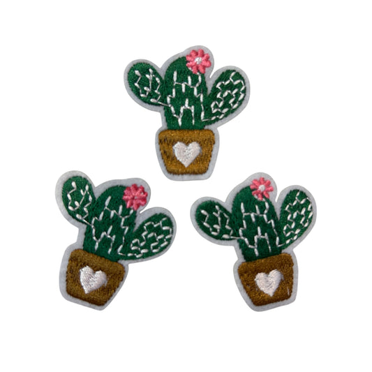 Embroided Cactus Patch (Pack of 3)