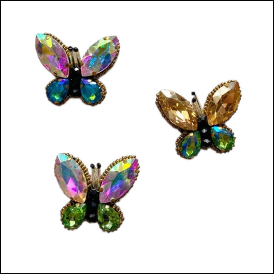 Embellished Butterfly Patch (Pack of 3)