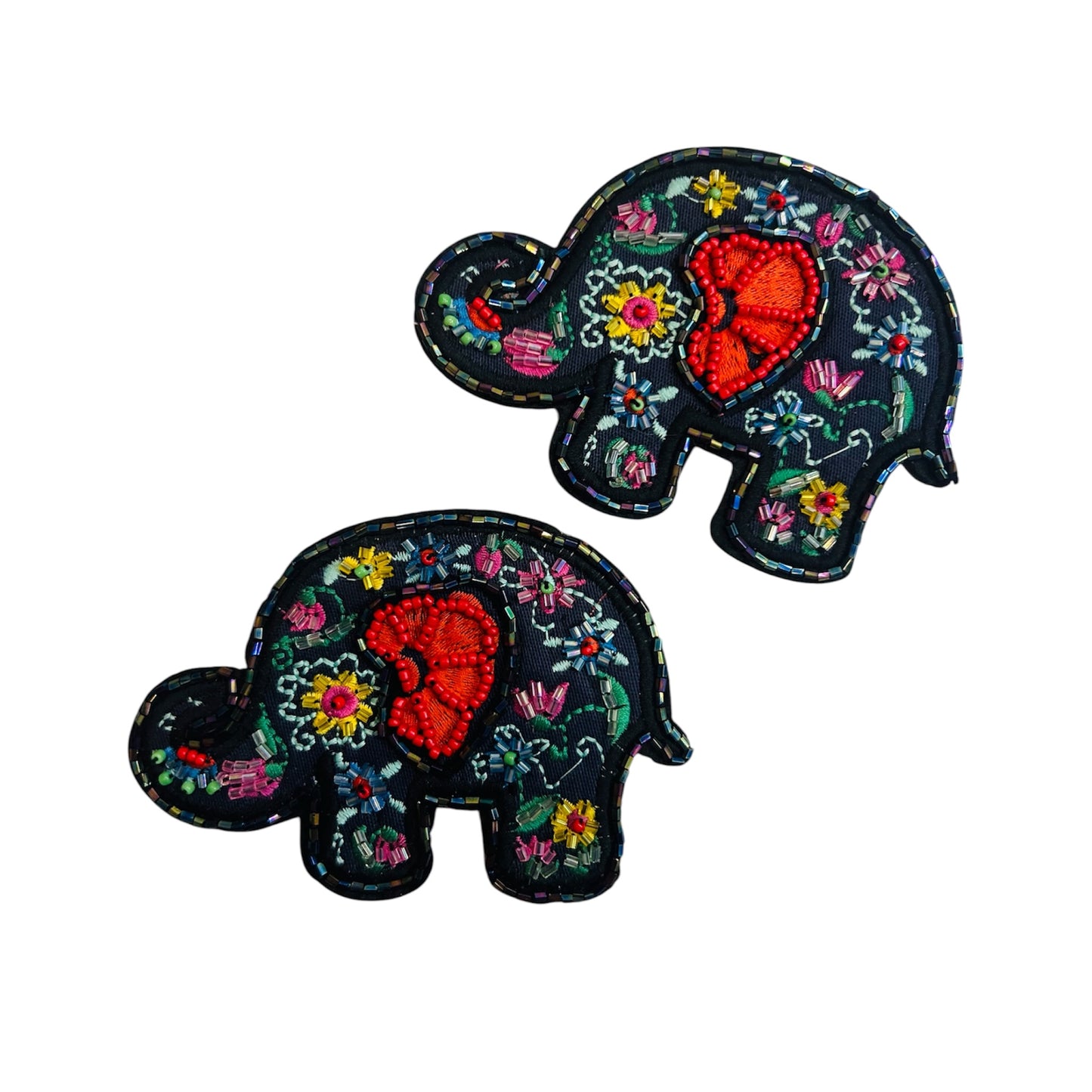 Embellished Elephant Patch (Pack of 2)