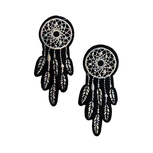 Embroided Iron On Dream Catcher Patch (Pack of 2)