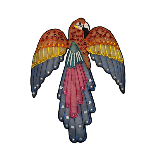 Embellished Parrot Patch