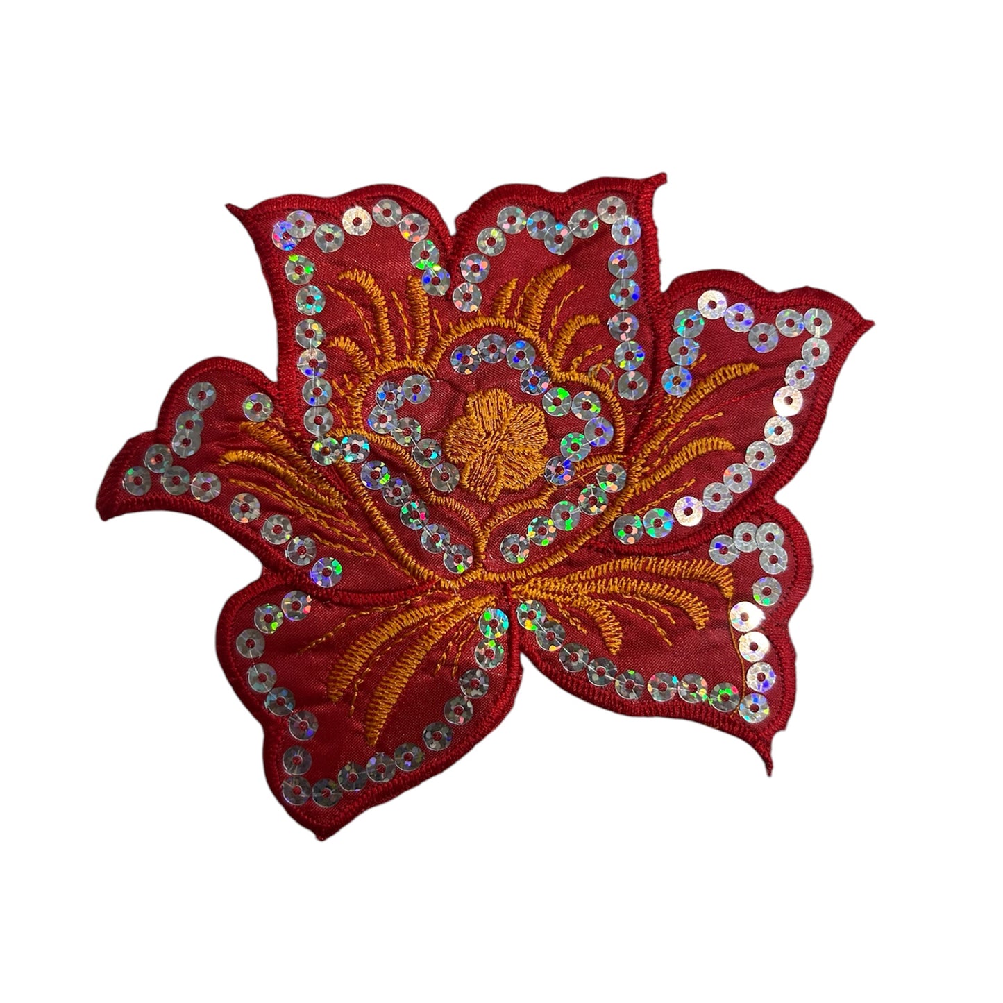 Sequenced Iron On Flower Patch