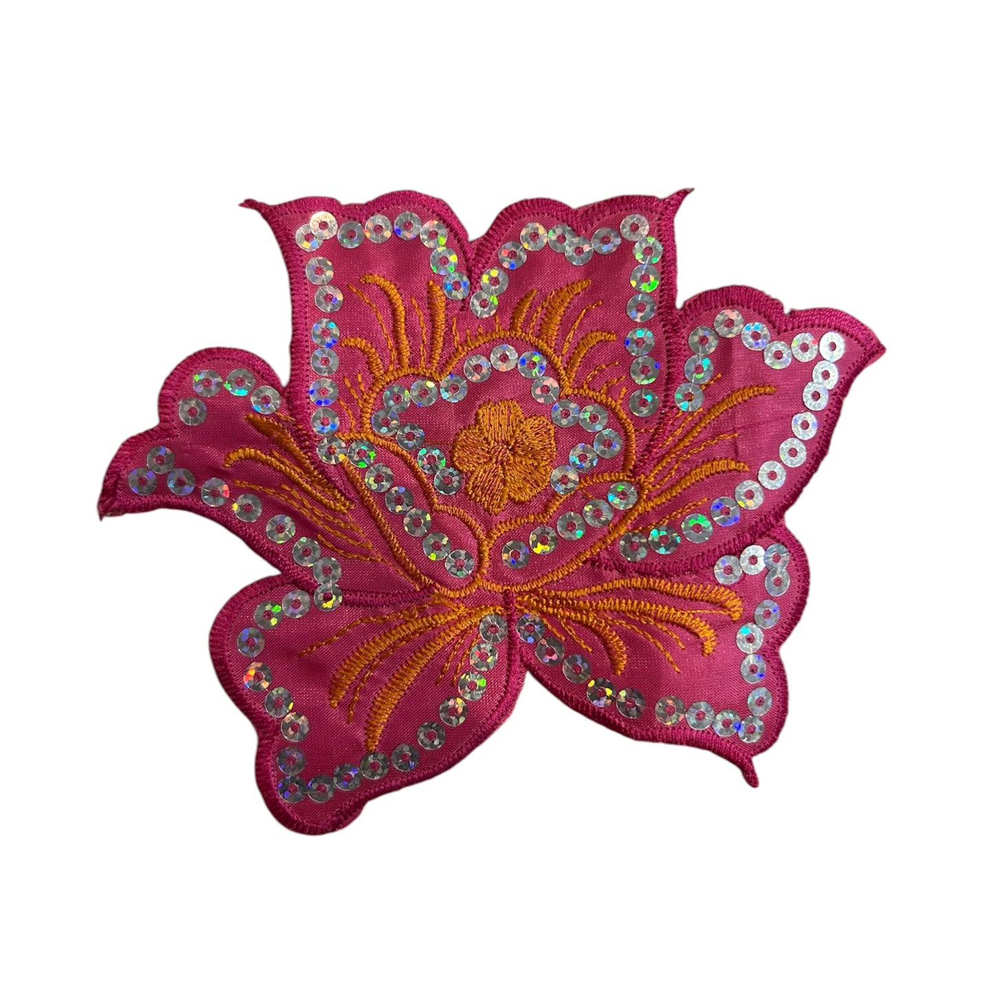Sequenced Iron On Flower Patch