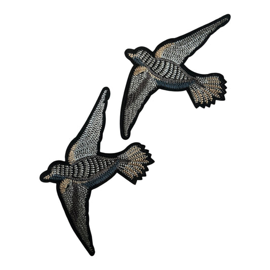 Embroided Birds Patch (Pack of 2)