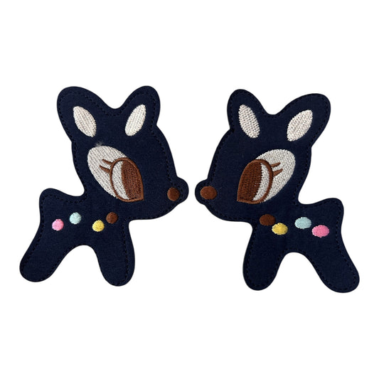 Embroided Deer Patch (Pack of 2)