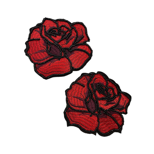 Embellished Rose Patch (1 piece)