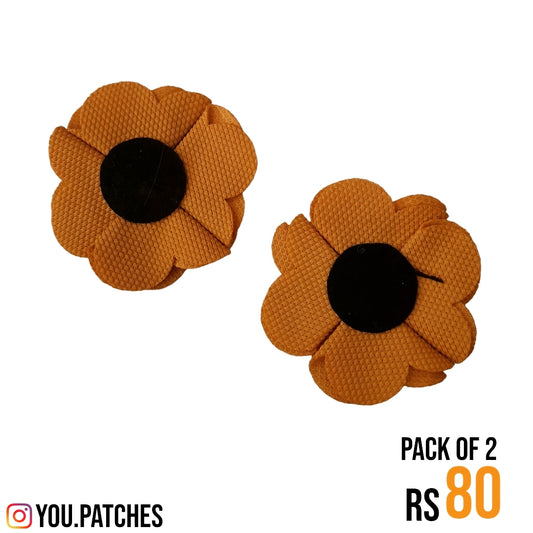 Fabric Flowers Patch (Pack of 2)