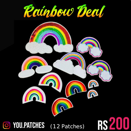 Stick On Rainbow Deal (Pack of 12)