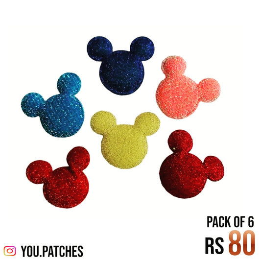 Padded Mickey Patch (Pack of 6)