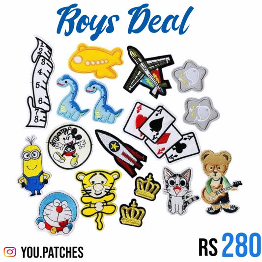 Stick On Boys Deal Patch (15 Patches)