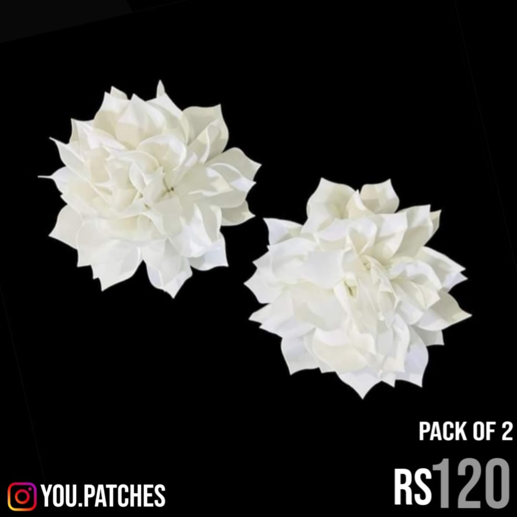 White Flowers Patch