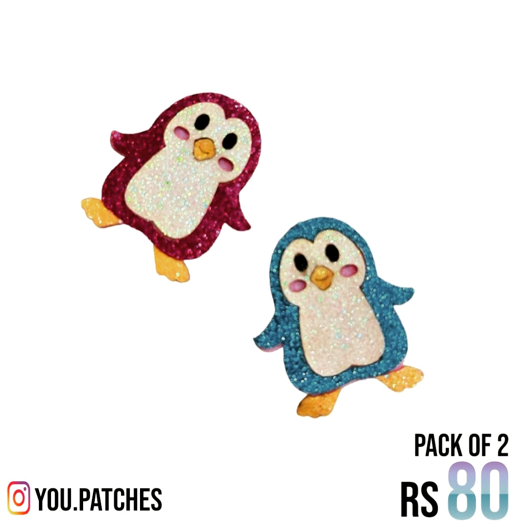 Glittery Penguin Patch (Pack of 2)