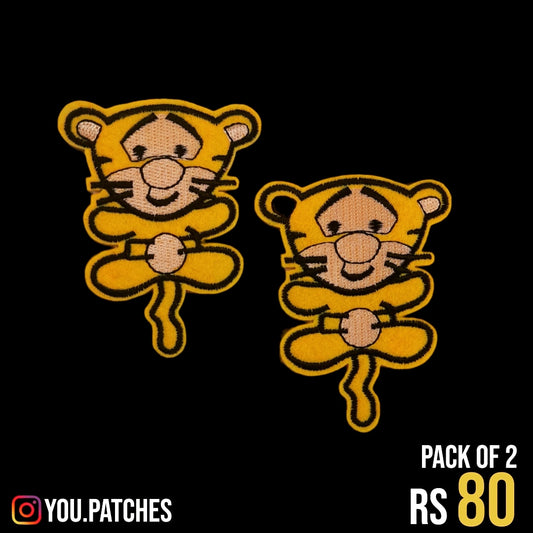 Stick On Tiger Patch (Pack of 2)