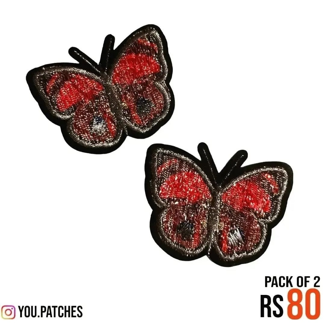 Stick On Butterfly Patch (Pack of 2)