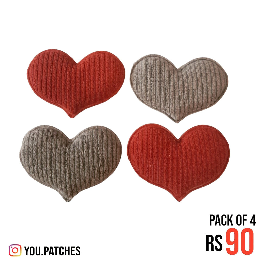 Foamic Heart Patch (Pack of 4)