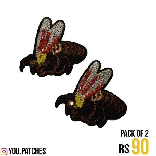 Embellished Bee Patch (Pack of 2)