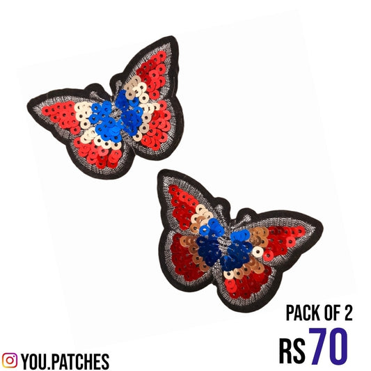 Stick On Sequenced Butterfly Patch