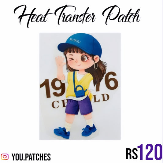 Heat Transfer Girl patch